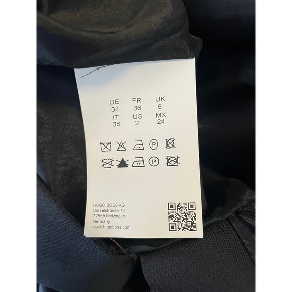 BOSS Hugo Boss Dicaila Black Sleeveless Sheath Dress Career Office Professional‎ - Picture 5 of 7